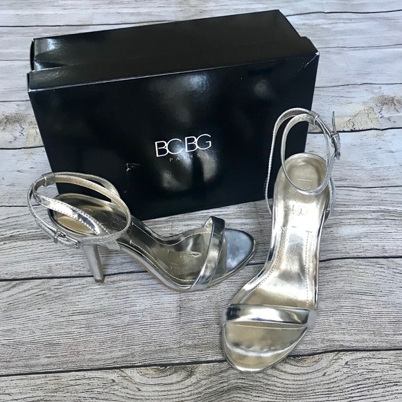 BCBG Paris Shoes - BCBG Paris Silver Heels